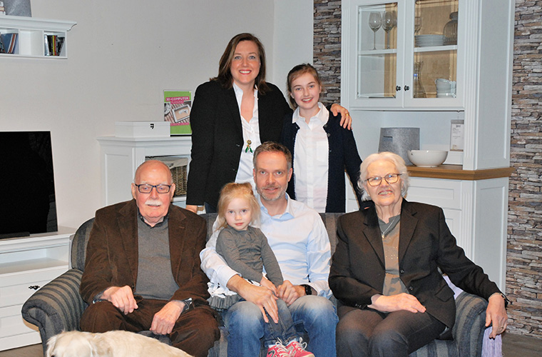 Ein Gruppenfoto der Familie Janz.